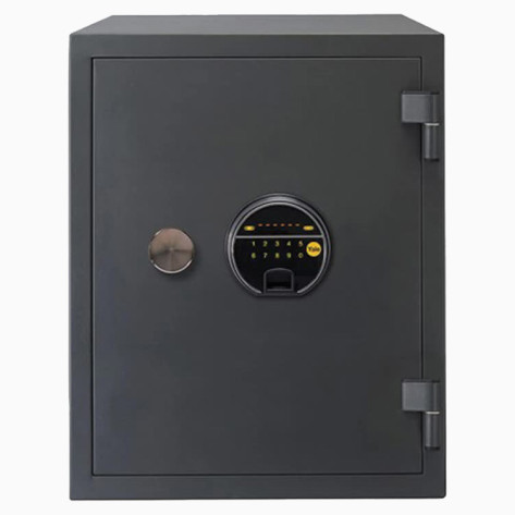 Yale YFF/520/FG2 Biometric Safe, 60 Min Fire Resistance, Black, 37 Litre