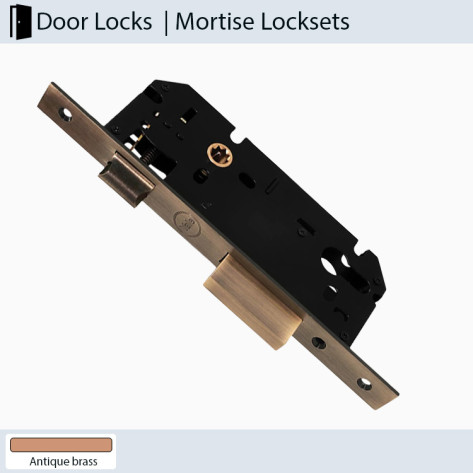Yale Mortise lock body-85 2C-45Mmb/S, Latch & Deadbolt (Brass) (AB)