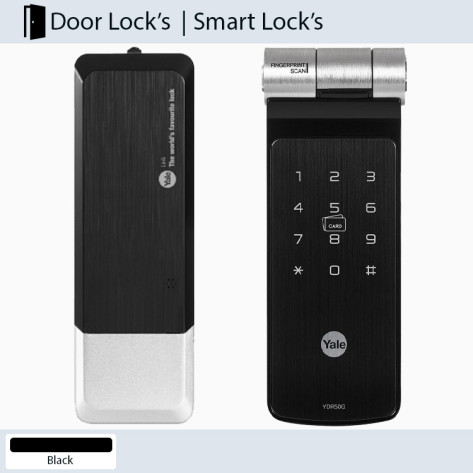 Yale YDR 50 G Smart Lock, With Remote, Black