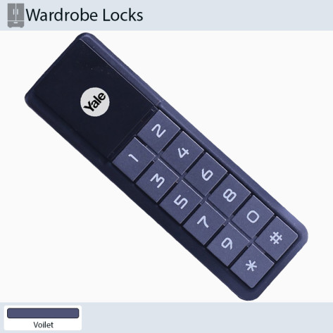 Yale ML81-V Automatic Pincode Wardrobe / Drawer Lock (Vertical)